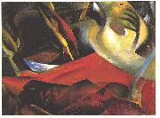 August Macke The tempest (The Storm) oil